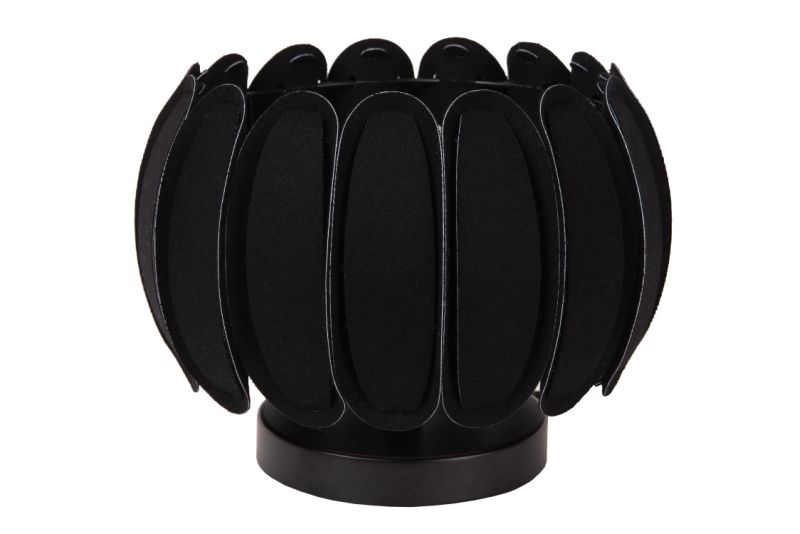 Lucide SPENCER - Stolná lampa - Ø 30 cm - 1xE27 - Čierna